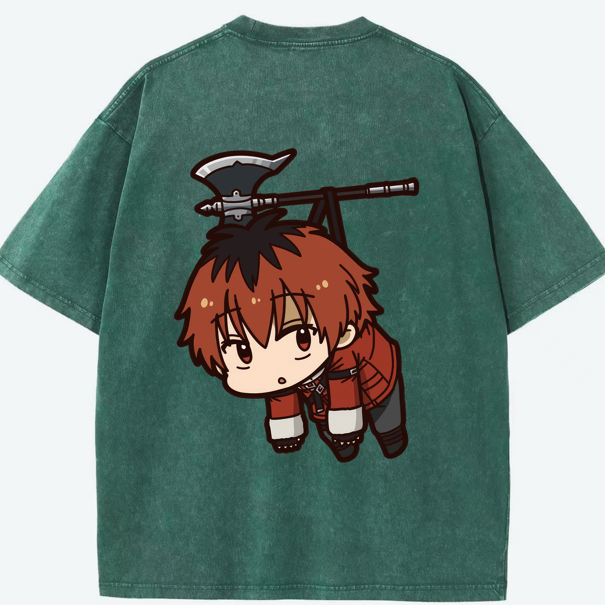 （画像用） 葬送のフリーレン Frieren 綿100% ヴィンテージ風 半袖Tシャツ（背面プリント）